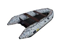 Лодка надувная моторная SOLAR420JET ТОННЕЛЬ СТРЕЛА
