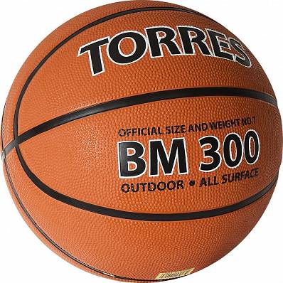 мяч баскетбольный torres bm300 р.7 для для баскетбола