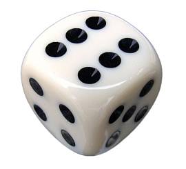 Кубик для нард 1.6 см