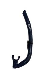 Трубка ISEA ELITE синий/силикон, с клапаном