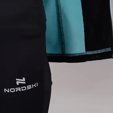 куртка разминочная nordski base mint /black ж. NORDSKI