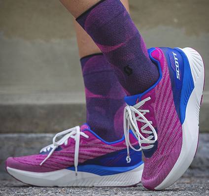 кроссовки scott pursuit carmine pink/ampar blue ж. Scott