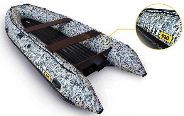 лодка надувная мотор solar470jet стрела expedition