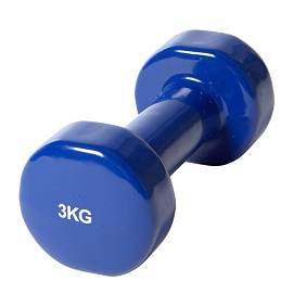 Гантель DB100 метал/винил 3.0 кг - 1шт