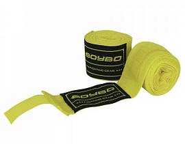 Бинты BoyBo хлопок, Желтый,BB1001-14 (4.5 м)