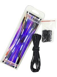 Шнурки SHOEXPERT эласт.светоотраж. 3мм.120cm.black