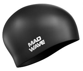 Шапочка д/плав. MAD WAVE Long Hair Silicone Black
