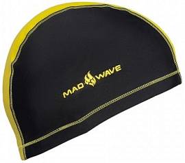 Шапочка д/плав. MAD WAVE Lycra Duotone Yellow