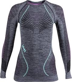Лонгслив UYN Ambityon UW Melange Blk/Pink/Aqua ж.
