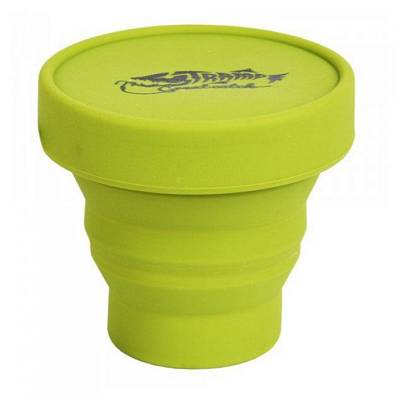 стакан tramp силиконовый складной с крышкой 180