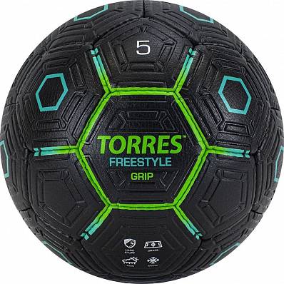 мяч футбольный torres freestyle grip р5 для футбола товары