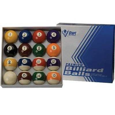 шары бильярдные start billiards premium 57мм pool