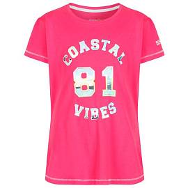 Футболка Regatta ss Bosley Hot Pink д.