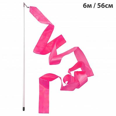  лента для худ. гимнастики розовый цвет