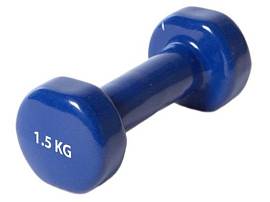 Гантель DB200 виниловая 1.5 кг
