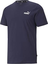 Футболка PUMA ESS Small Logo navy м.